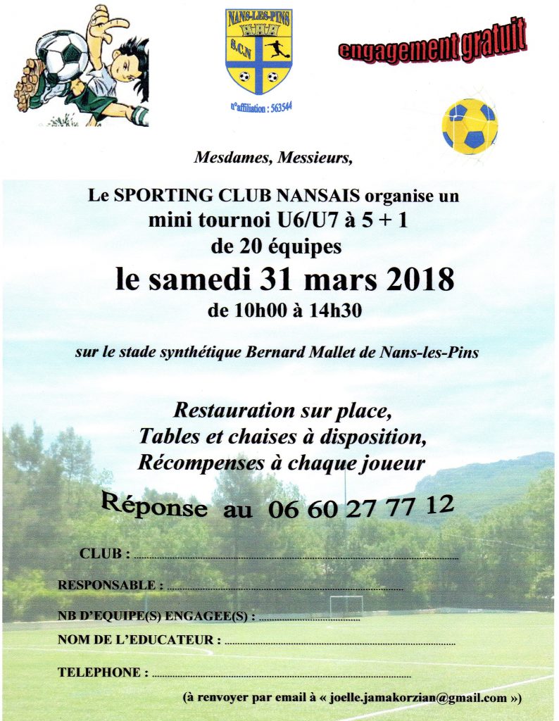 SC Nansais – Club de Football de Nans-les -Pins – Var (83)