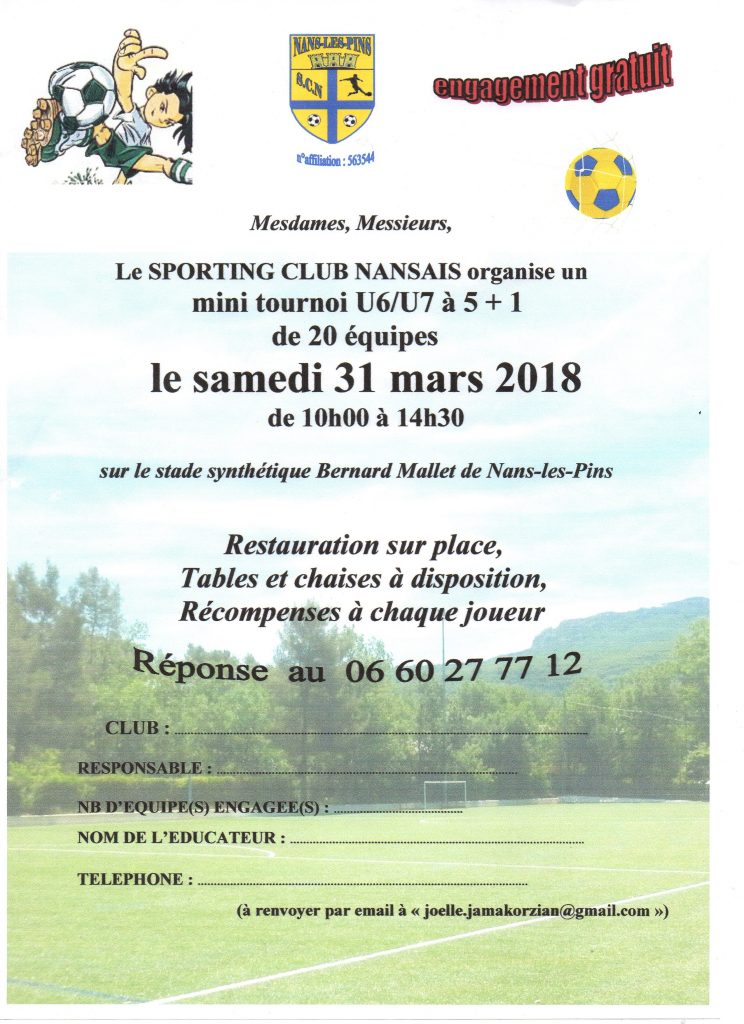 SC Nansais – Club de Football de Nans-les -Pins – Var (83)