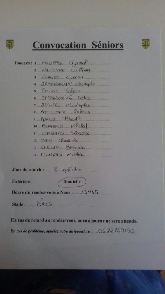 SC Nansais – Club de Football de Nans-les -Pins – Var (83)