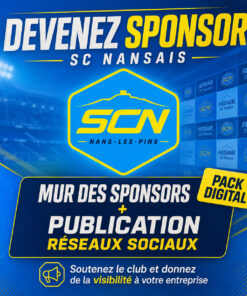Devenez Sponsor du SC Nansais – Mur digital + réseaux sociaux